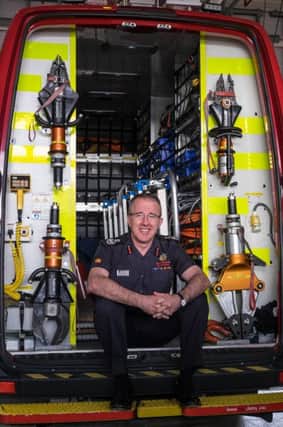 Outgoing Chief Fire Officer Alex Bennett, from Northumberland Fire and Rescue Service. Picture by John A Clarke