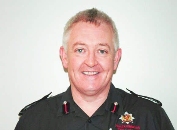 Paul Hedley, who will take over as Chief Fire Officer at Northumberland Fire and Rescue Service in July.