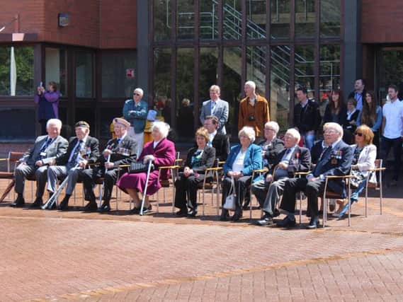 The ceremony at County Hall, Morpeth.