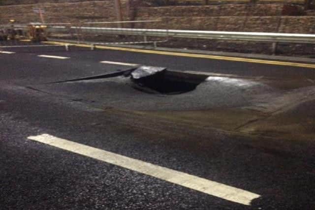 The mining 'void' discovered on the A1.