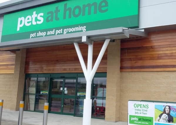 Alnwick's new Pets at Home store.