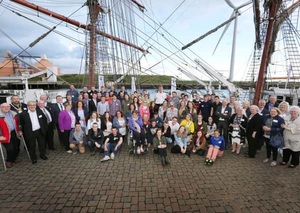 Councillors and their trainees who will be making up the Northumberland Navy in the Tall Ships Race.