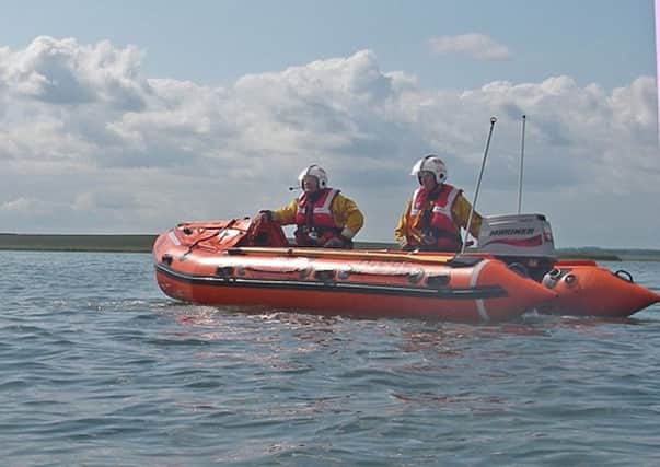The Seahouses inshore lifeboat.
