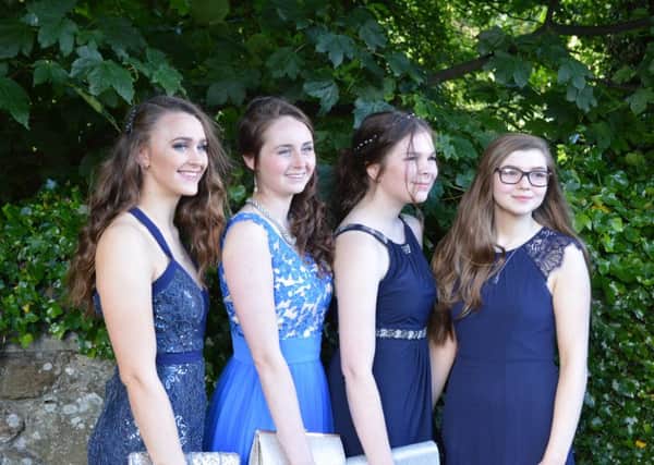 Duchess's Community High School pupils looking glam at their end-of-year prom.