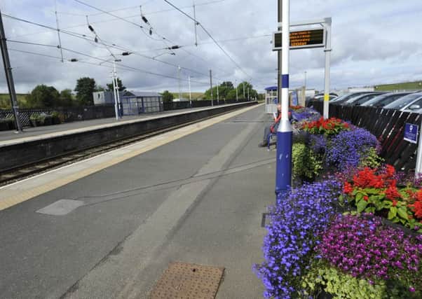 Plants at Alnmouth Station.