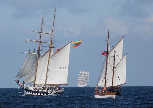 Tall ships that will be sailing into Blyth for the Regatta this summer. Picture by Sail Training International.