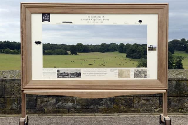 The magnificent Capability Brown vista is framed. Picture by Jane Coltman