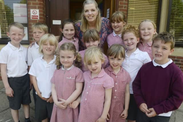St Robert's RC First School teaching assistant Marion Mack, who is leaving after 13 years at the Morpeth school. Picture by Jane Coltman.