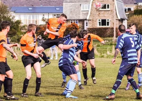 Christopher Penney in action for Embleton Whinstone Rovers