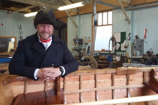 Clive Gray, chief executive of Blyth Tall Ship project.