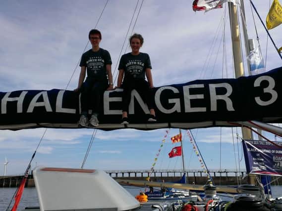 The Tall Ships Youth Trust provided a sailing experience from Portsmouth to Blyth this week.