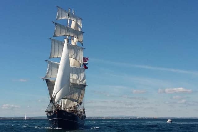 One of the Tall Ships in the Parade of Sail.