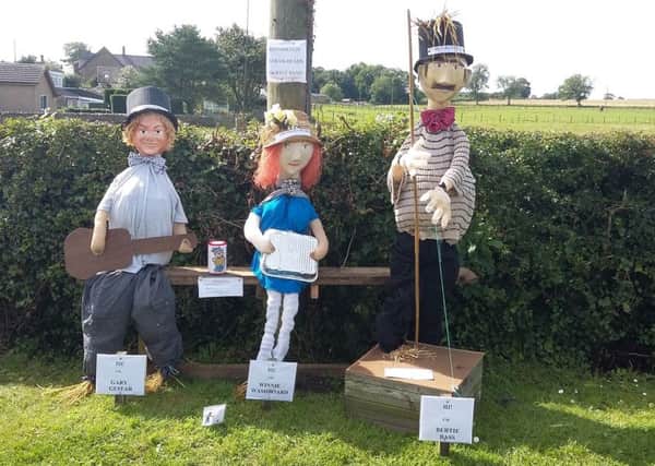 Rennington scarecrows 2016.