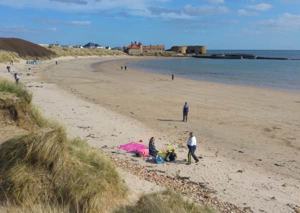 Beadnell Bay. 
Picture by Jane Coltman