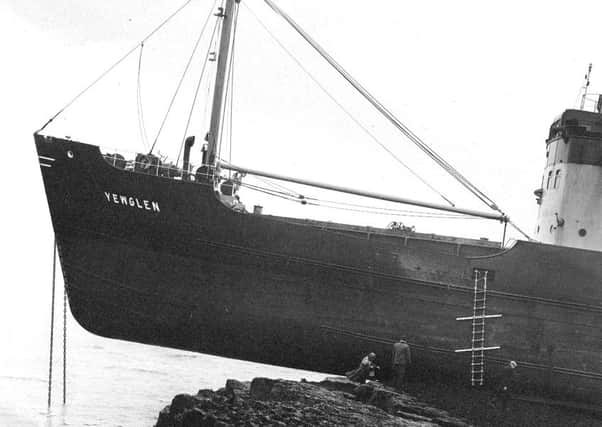 Yewglen floundered at Beadnell in 1960