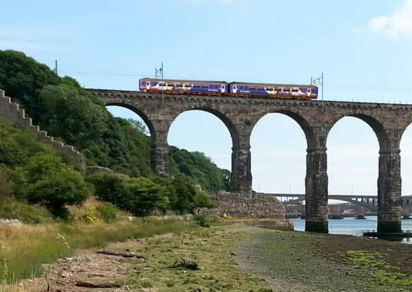 If the campaign is successful, local trains will run over the Royal Border Bridge in Berwick. Image credit: Clive Nicholson/Steve Miller.