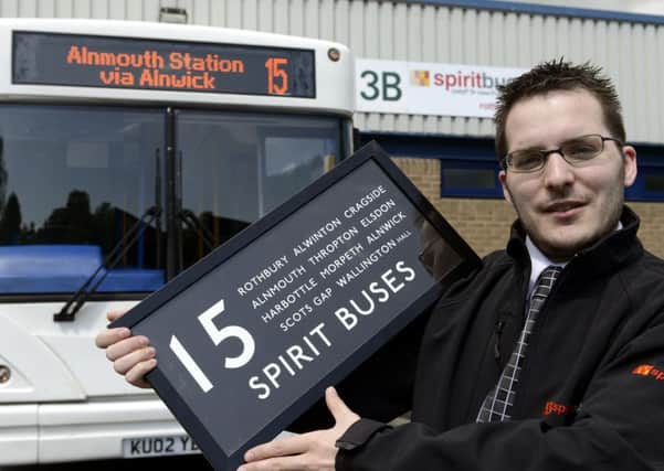 Steve Hurst, of Spirit Buses in Rothbury.