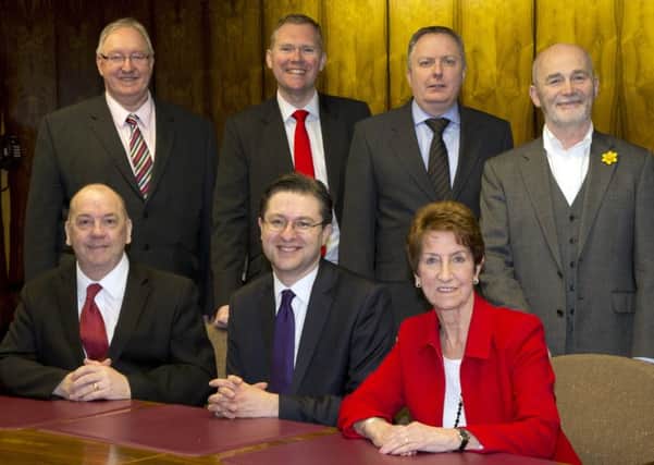 The North East Combined Authority's seven council leaders.