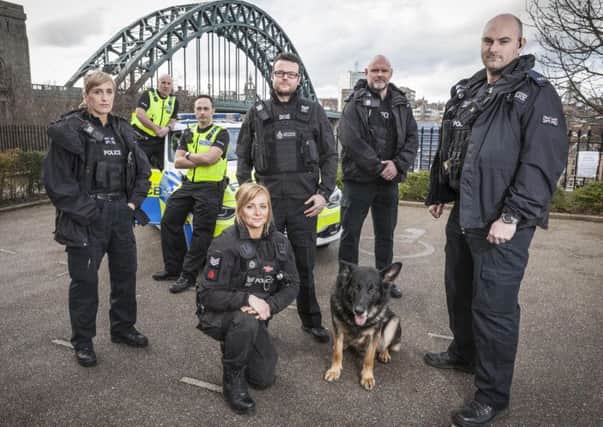Officers from Northumbria Police will star in Car Wars. Picture by ITV.