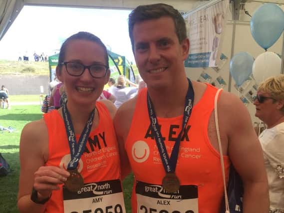 Alex and Amy Fawcett are running in Sunday's Kielder Marathon.