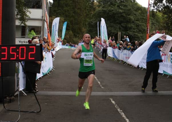 David Beech was the winner of the 10k race. Picture by North News & Pictures.