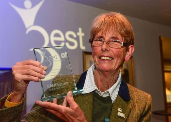 Carole Catchpole, from the hedgehog rescue trust, won a Best of Northumberland Award last month.