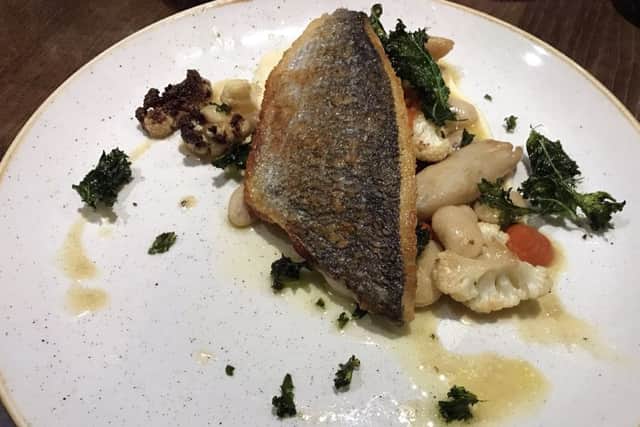 Sea bream at the Jolly Fisherman at the Quayside, Newcastle.