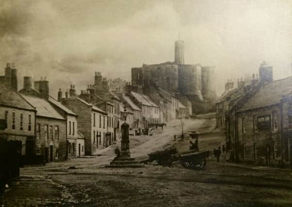 Picture by Dr Waters in 1892 of Warkworth