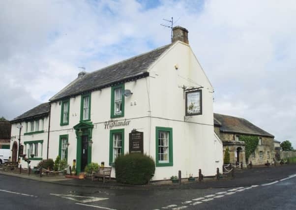 The Highlander in Belsay has been brought to the market by specialist business property adviser Christie & Co.