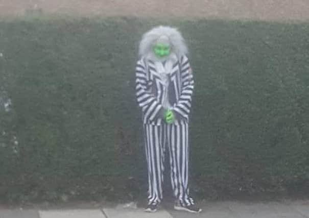 The clown that was spotted in Alnwick.