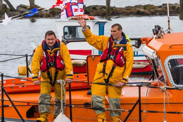 Members of Amble RNLI. Picture by Andrew Mounsey
