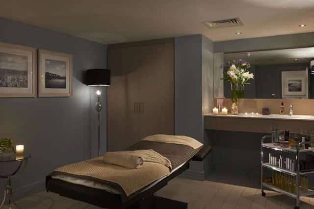 One of the spa treatment rooms at Slaley Hall.
