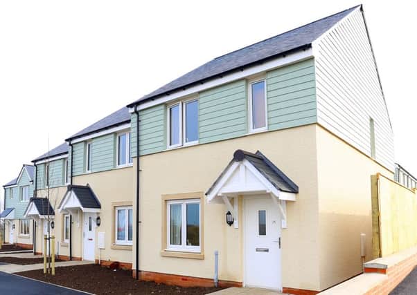 The new affordable homes in Embleton.