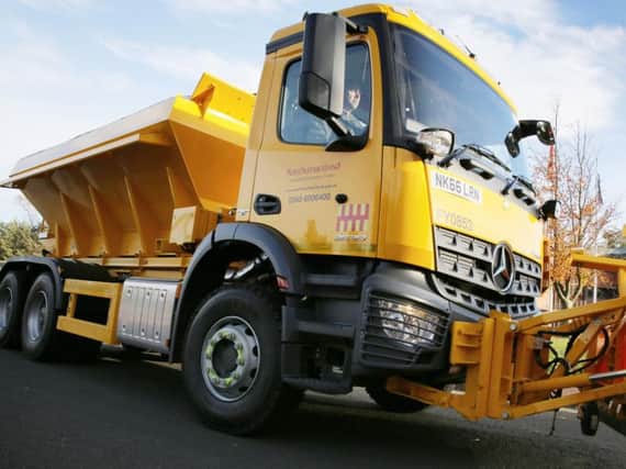 One of Northumberland County Council's new gritters.