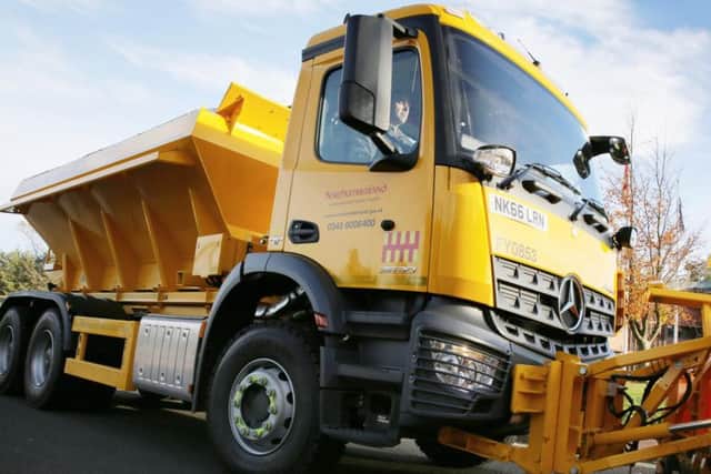 One of Northumberland County Council's new gritters.