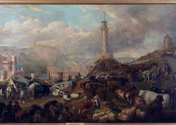 Old Hallow Fair on the Calton Hill, by James Howe.
