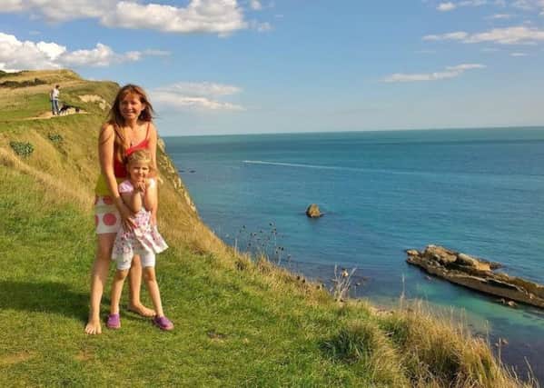 Natalia Spencer, 41, from Cheltenham, is walking 6,000 miles around the coast after her daughter Elizabeth passed away at Bristol Childrens Hospital in December last year.
