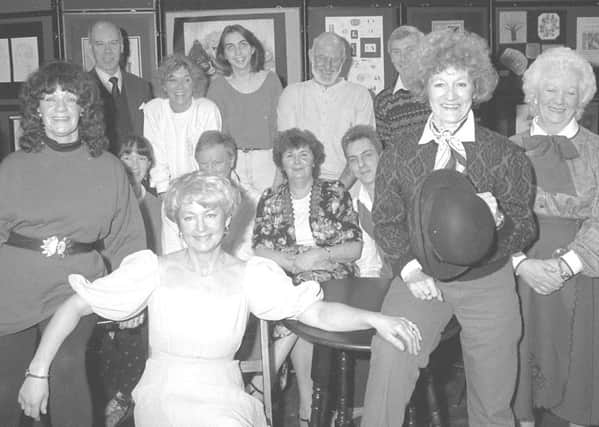 Remember when from 25 years ago, Alnwick Variety Company, show time rehearsals