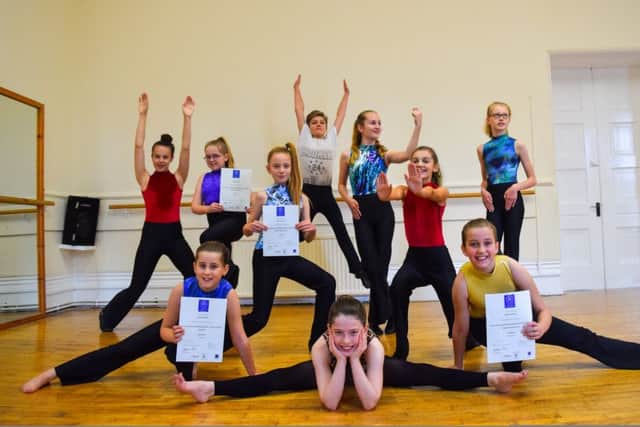 Students from Alnwick Academy of Dancing. Picture by Adam Sparrow