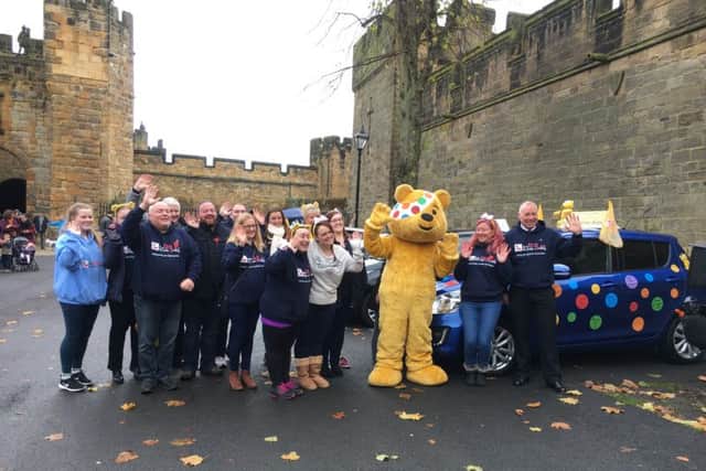 The Big Learner Relay held a handover at Alnwick Castle.