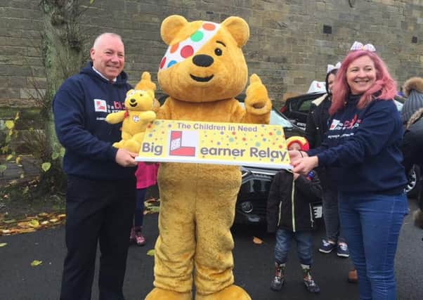 The Big Learner Relay held a handover at Alnwick Castle.