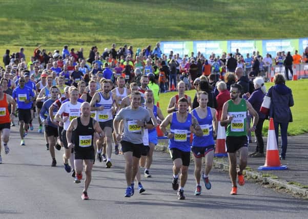 Runners taking part in the Kielder Half Marathon. Picture by North News & Pictures