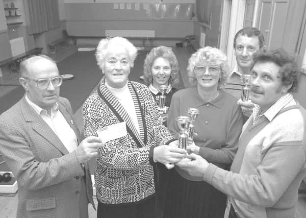 Remember when from 25 years ago, South Charlton indoor pairs bowls competition