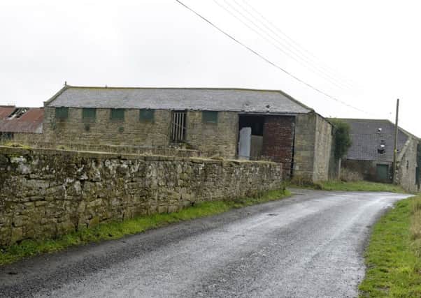 Gloster Hill Farm, Amble - site of proposed housing development.