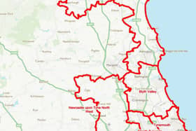 The proposed boundaries, with Morpeth in the new Hexham and Morpeth constituency; the disappearance of the Wansbeck constituency; and Ponteland East and Stannington in the Newcastle North West constituency.