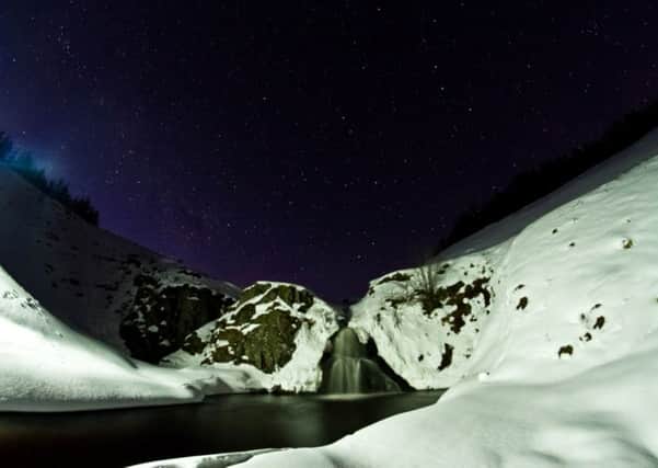 Starry skies over Davidson's Linn. Picture by Cain Scrimgeour