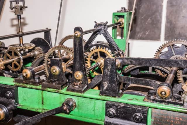 A closer look at the machinery, which dates back to the Victorian era. Picture by Captured Moments Wedding Photography