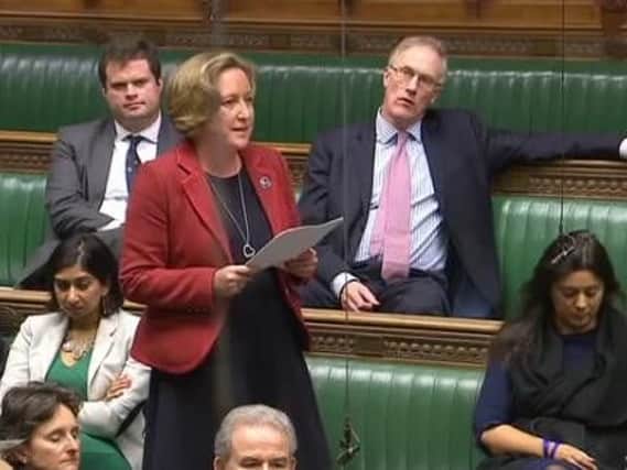 Berwick MP Anne-Marie Trevelyan in the House of Commons yesterday.