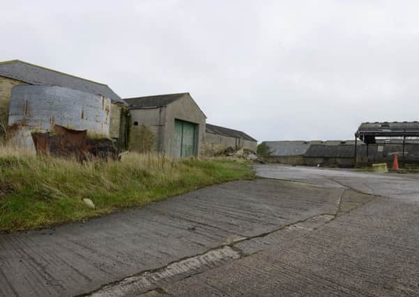 The farm buildings at Gloster Hill, which are set to be replaced with new homes.