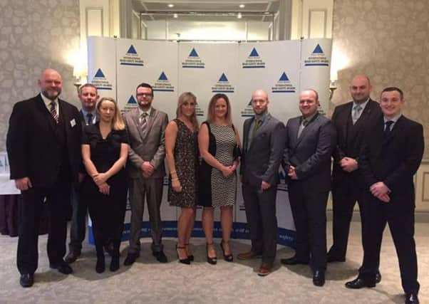Northumbria Police's Operation Dragoon team at the awards ceremony.